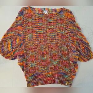 Rainbow Lightweight Crochet Throwover